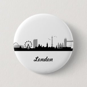 Skyline London 6 Cm Round Badge