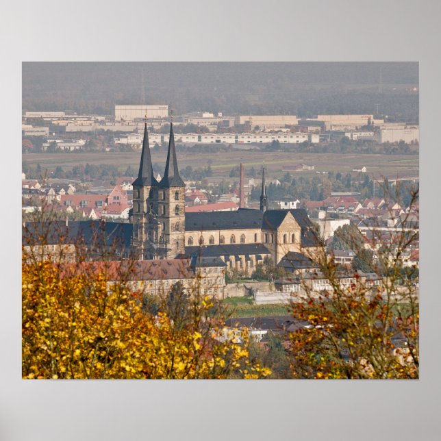 Skyline of Bamberg, Germany Poster (Front)