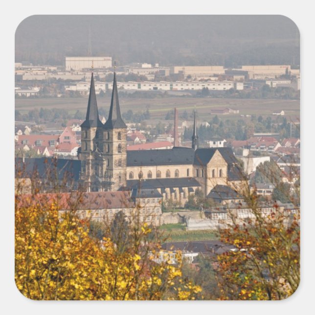 Skyline of Bamberg, Germany Square Sticker (Front)