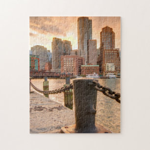 Skyline of Financial District of Boston Jigsaw Puzzle