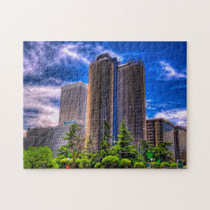 Skyline of Madrid. Jigsaw Puzzle