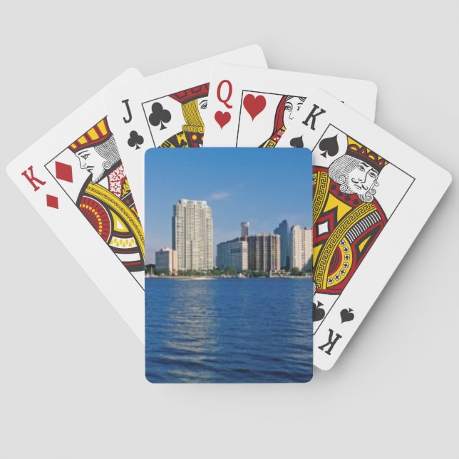 Skyline of Miami, Florida Playing Cards (Back)