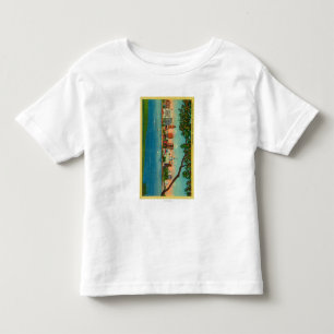 Skyline of Oakland across Lake Merritt Toddler T-Shirt