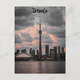 Skyline of Toronto Ontario Canada Postcard