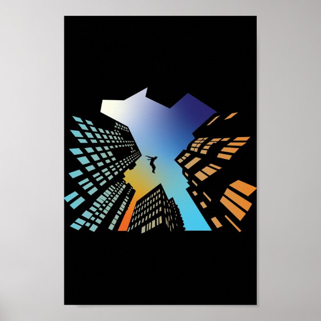 Skyline parkour poster (Front)