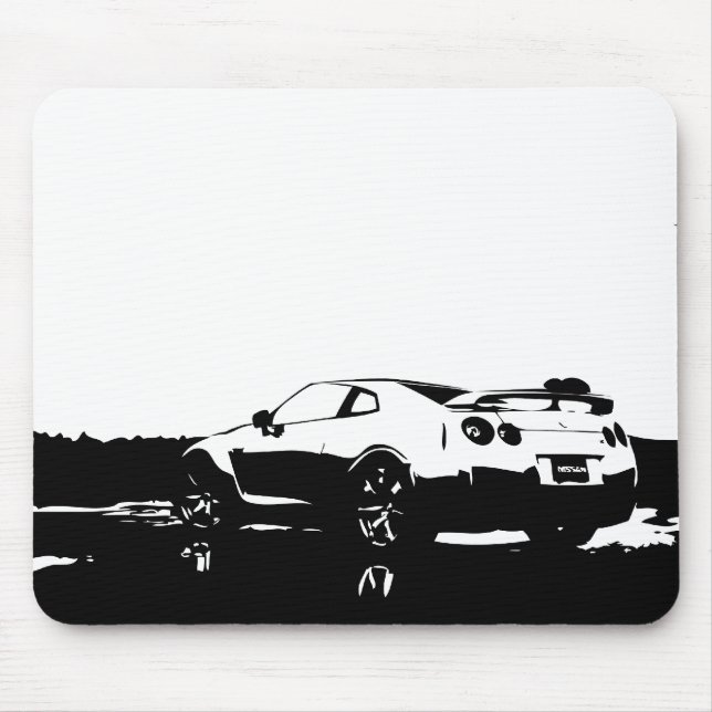 Skyline Side View Mouse Pad (Front)