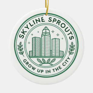 Skyline Sprouts Memorial Ornament   Urban Farming 