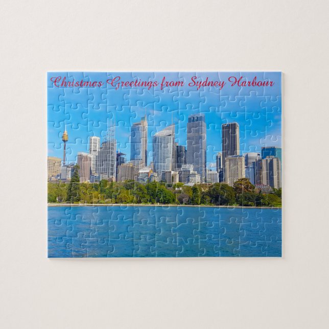 Skyline Sydney Harbour Australia Jigsaw Puzzle (Horizontal)