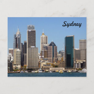 skyline sydney postcard