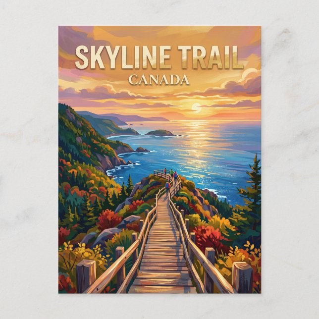 Skyline Trail Canada Postcard (Front)