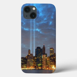 Skyline view of city in night. iPhone 13 case