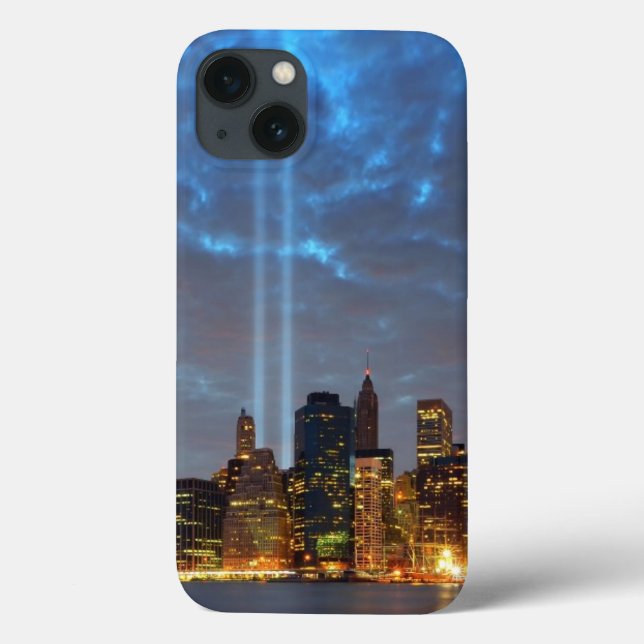 Skyline view of city in night. Case-Mate iPhone case (Back)
