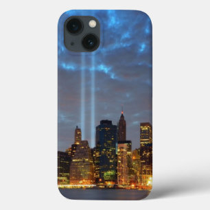 Skyline view of city in night. iPhone 13 case