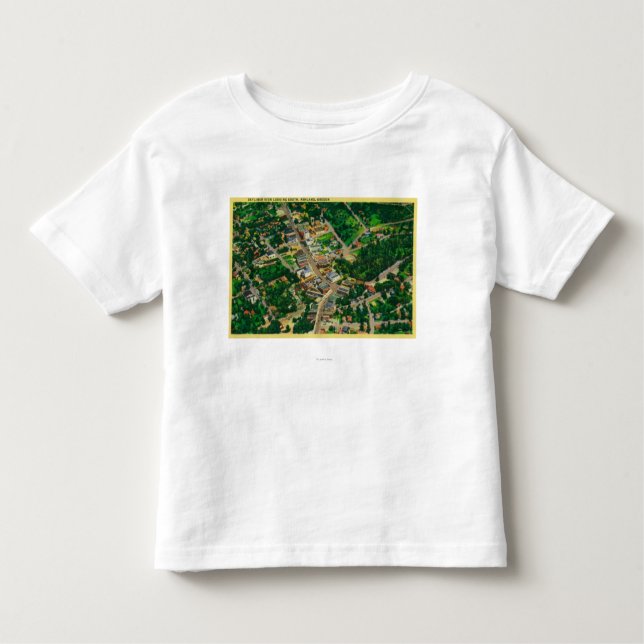 Skyliner View looking South over Ashland, OR Toddler T-Shirt (Front)