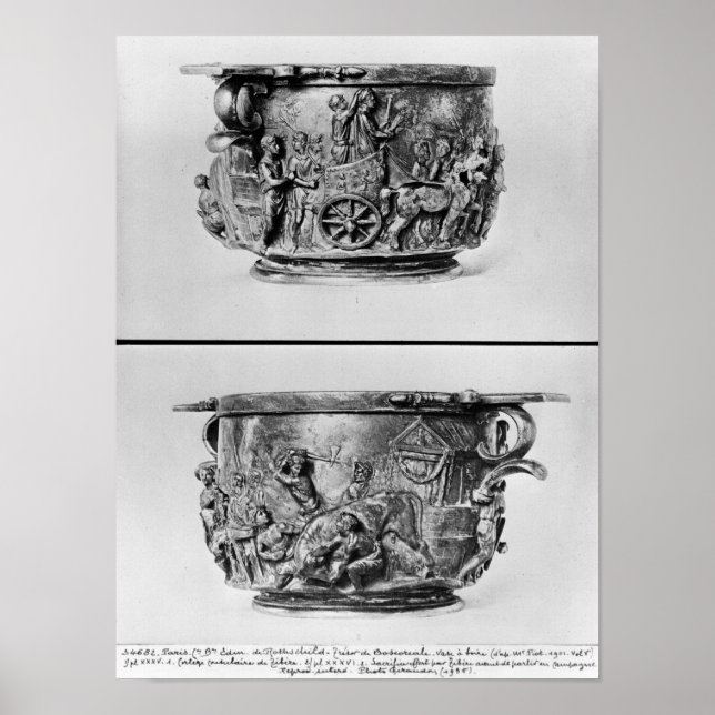 Skyphos depicting the consular procession poster (Front)