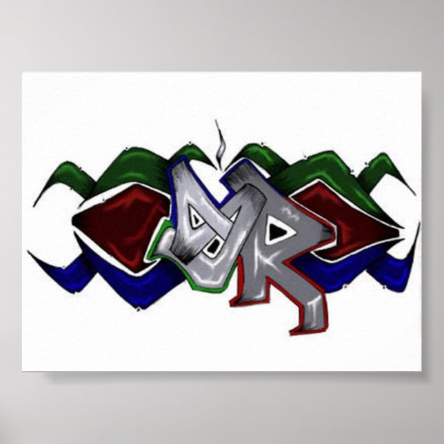 SkyRoot Grafitti Logo Poster (Front)