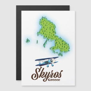 Skyros Greece island map