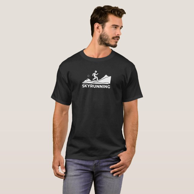Skyrunning T-Shirt for Outdoor Adventure Lovers (Front Full)