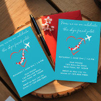 Sky's Finest Pilot,Heart Aeroplane,Birthday,Simple