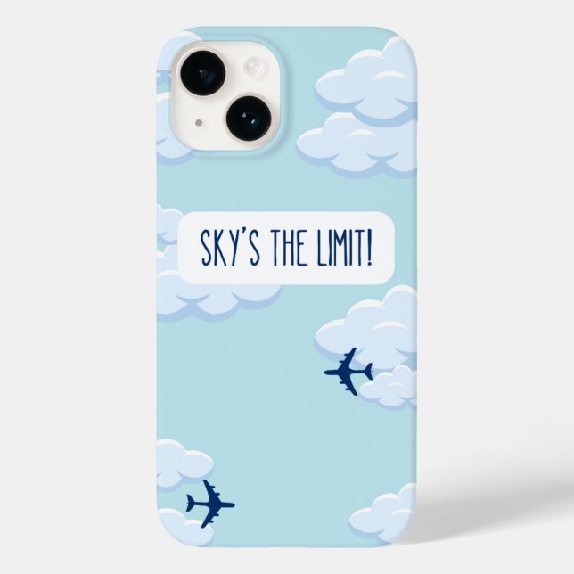 Sky's The Limit – Motivational iPhone 14 Case (Back)