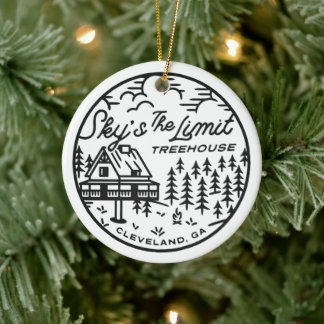 Sky's the Limit Treehouse Christmas Ornament