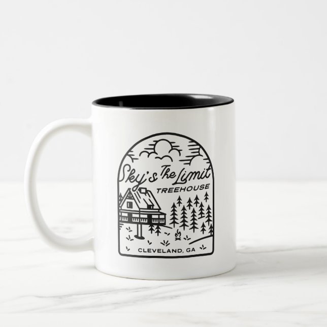 Sky's the Limit Treehouse Coffee Mug (Left)