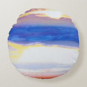 Skyscape Round Cushion