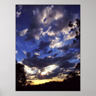 Skyscape sparkle Poster