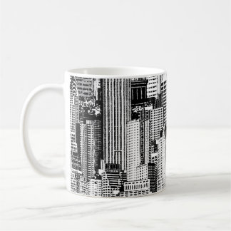 Skyscraper City Isometric Seamless Texture Coffee Mug