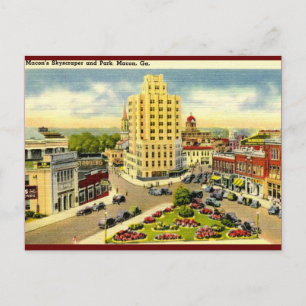 Skyscraper, Macon Georgia Vintage Postcard
