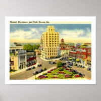 Skyscraper, Macon Georgia Vintage