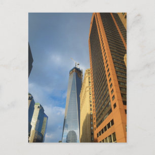 Skyscraper Reflections of New York Postcard