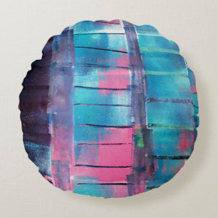 Skyscraper Round Cushion