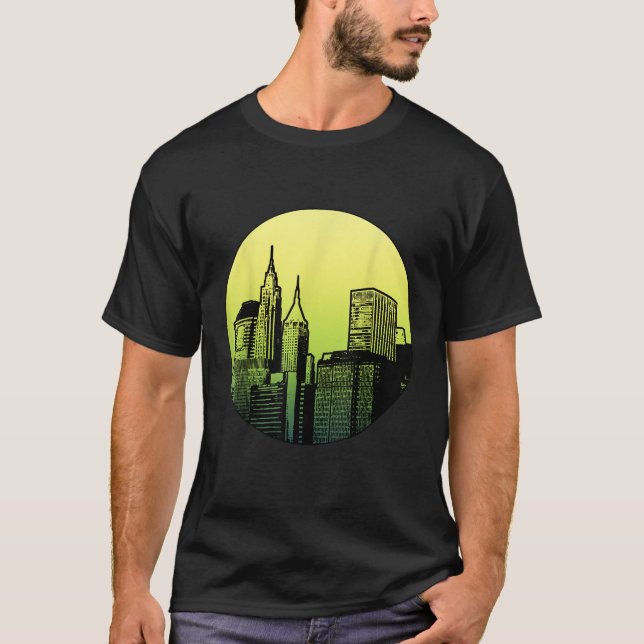 Skyscraper s Funny Tall Structures Tees Women Buil (Front)