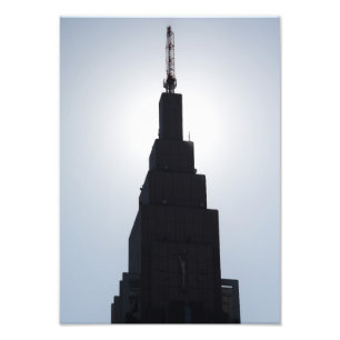 Skyscraper silhouette Shinjuku, Tokyo, Japan Photo Print