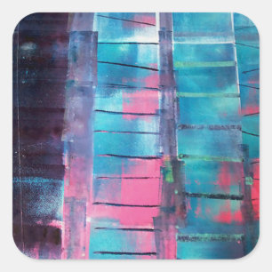 Skyscraper Square Sticker