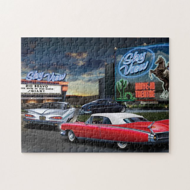 Skyview Drive In Jigsaw Puzzle (Horizontal)