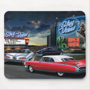 Skyview Drive In Mouse Pad