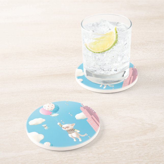 Skyward Bound Kittens Coaster (Side)