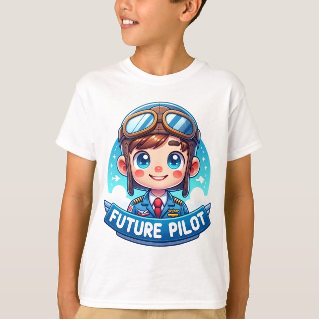 Skyward Dreams: Future Pilot T-Shirt (Front)