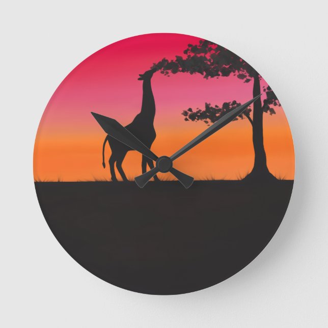 Skyward Round Clock (Front)