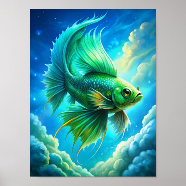 "Skyward Swim" Poster (Front)