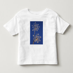 Skyward view of Cow Parsnip in winter covered in Toddler T-Shirt