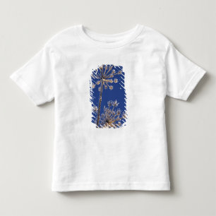 Skyward view of Cow Parsnip in winter covered in Toddler T-Shirt