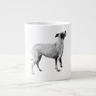 Skywatch Pup, Soft Shaded Large Coffee Mug