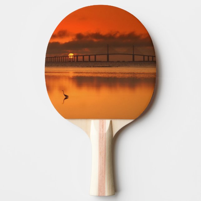 Skyway Bridge Ping Pong Paddle (Front)