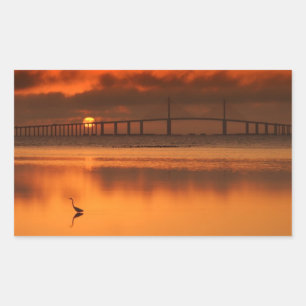 Skyway Bridge Rectangular Sticker