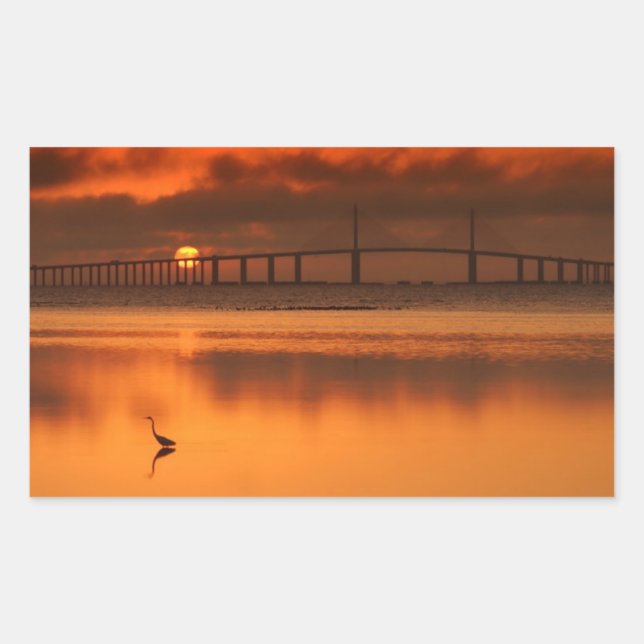 Skyway Bridge Rectangular Sticker (Front)