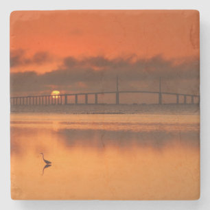 Skyway Bridge Stone Coaster