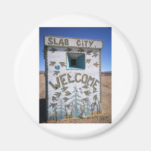 SLab City Welcome Magnet